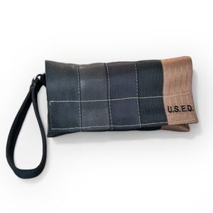 U.S.E.D. Recycled Seatbelt Clutch/Wristlet